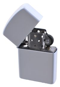 Миниатюра: Зажигалка бензиновая 6000-F цвет белый @