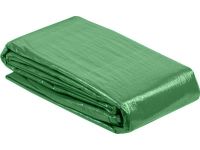 Миниатюра: Тент 3*5м 120гр укрывной, мет. люверсы, усиленные углы, зеленый