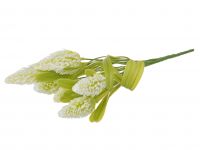 Миниатюра: Цветы искусственные Букет Вероника 7шт 35см белый DP35-1@