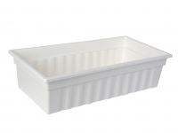 Миниатюра: Ящик для рассады 43*22*11,5см, без поддона Домашняя грядка белый (8)