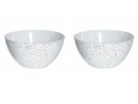 Миниатюра: Набор салатников 2шт 16см стекло Стелла белый (6)