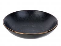 Миниатюра: Тарелка суповая 20см 800мл керамика Elite black (36)
