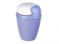 Миниатюра: Ведро для мусора пласт. 8л (249*249*359мм), с плавающей крышкой "KRITA" цвет сиреневый туман (20)