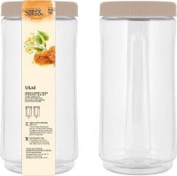 Миниатюра: Набор банок для сыпучих продуктов 2шт 1,1л SugarSpice Honey латте (6)