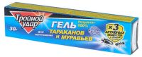 Миниатюра: Гель от тараканов 30мл Домовой Тройной удар шприц ПО61