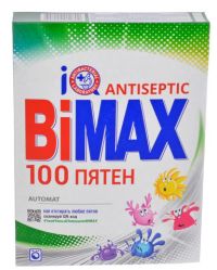 Миниатюра: Порошок стиральный 400гр автомат Бимакс 100 пятен (24)