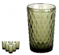 Миниатюра: Набор стаканов 6шт 350мл Гвент зеленый стекло