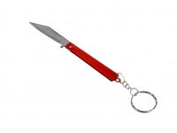 Миниатюра: Нож складной 12см (общая), мет. ручка окрашенная цвет микс @