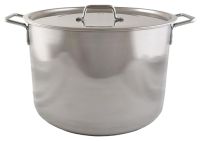 Миниатюра: Котел нерж. 30л (40см) h28см, нерж. крышка и ручки ТРС капс. дно индукция ОБЩЕПИТ