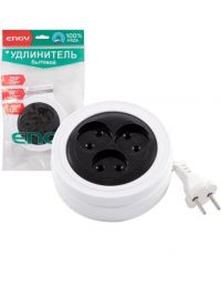 Миниатюра: Удлинитель-рулетка 3 гнезда 3м, ШВВП 2*0,75 Energy