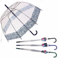 Миниатюра: Зонт женский трость 8спиц Леопард купол