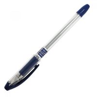 Миниатюра: Ручка масл. шар. Piano Maxriter синяя, игольч., 0,5мм, прозр.корп.,резин.держ.@