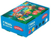 Миниатюра: Гуашь 6цв, 10мл, Creativiki КГ0610КР (48)