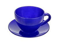 Миниатюра: Набор чайный 2пр Колор синий стекло (12)