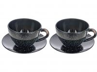 Миниатюра: Набор чайный 4пр стекло Стелла черный (6)