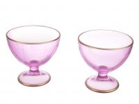 Миниатюра: Креманки стекло 2шт 295мл Идеал MG розовые (6)