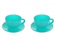 Миниатюра: Набор чайный 4пр стекло Стелла мятный (3)