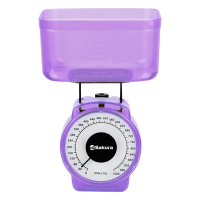 Миниатюра: Весы кухонные 1кг механические SAKURA фиолетовые