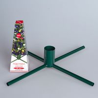Миниатюра: Подставка для елки (зонта) мет., разборная зеленая