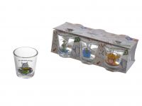 Миниатюра: Набор стопок 6шт 50мл стекло Приколы (12)