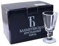 Миниатюра: Набор рюмок (лафитники) 6шт 25мл хрусталь №7@