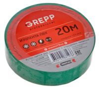 Миниатюра: Изолента ПВХ 0,15мм*19мм*20м GREPP зеленая@