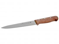 Миниатюра: Нож кухонный нерж. 17,5см (универсальный), дер. ручка (клепаная) Luxstahl Medium@
