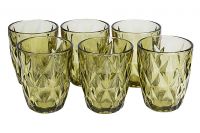 Миниатюра: Набор стаканов 6шт 270мл стекло BACKMAN зеленый (4)