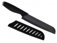 Миниатюра: Нож кухонный керамика 15см, ручка soft-touch SATOSHI БУСИДО черный