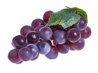 Миниатюра: Бутафория Гроздь винограда 36 ягод красная, черная пласт