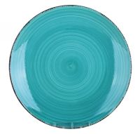 Миниатюра: Тарелка десертная 19см керамика Браш 4 цвета (36)