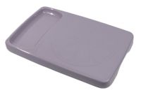 Миниатюра: Доска разделочная пласт. 37*24см, кармашек для продуктов KRITA сиреневый туман (20)