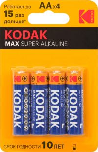 Миниатюра: Батарейка Kodak MAX R6/316 BL4