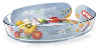 Миниатюра: Блюдо для СВЧ (запекания) стекло 35*24см овальное Smart Cooking