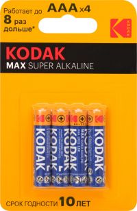 Миниатюра: Батарейка Kodak MAX LR03/286 BL4