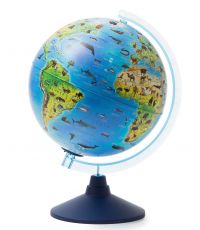Миниатюра: Глобус d250мм ГЛОБЕН с подсветкой Классик Евро зоогеографический