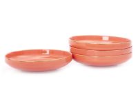 Миниатюра: Тарелка суповая 19см фарфор CORAL GOLD коралловая с золотом