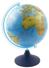 Миниатюра: Глобус d210мм ГЛОБЕН с подсветкой Классик Евро физико-политический