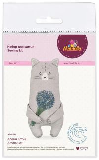 Миниатюра: Набор для творчества Изготовления игрушки Miadolla Арома Котик