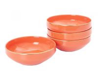 Миниатюра: Салатник 14см фарфор CORAL GOLD коралловый с золотом