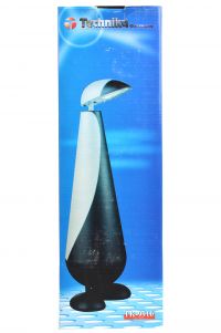 Миниатюра: Лампа настольная Пингвин, питание 220В, встроенная лампа 20Вт пласт. корпус светло-серый@