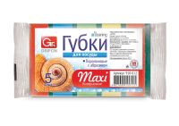 Миниатюра: Губки для посуды поролон 5шт GRIFON MAXI в упаковке (40)