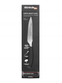 Миниатюра: Нож кухонный нерж. 10см (для овощей), нерж. и пласт. ручка черная CHEF`S SELECT