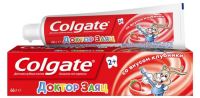 Миниатюра: Зубная паста детская 50мл COLGATE Доктор заяц клубника
