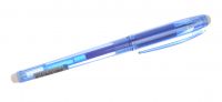 Миниатюра: Ручка гелевая Пиши-стирай deVENTE синяя, 0,7мм, корп.син., с каучук.держ., с ластиком