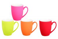 Миниатюра: Кружка 340мл фарфор Кенди микс цветов@