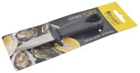 Миниатюра: Нож кухонный нерж. 5,8см (L145мм с ручкой) (для устриц), черная пласт. ручка Regent Linea FORTE