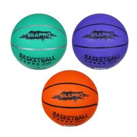 Миниатюра: Мяч баскетбольный цветной 7 р-р, 24см, резина, 550г (+-10%) SILAPRO