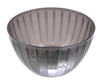 Миниатюра: Салатник (миска) пласт. 1,7л, прозрачный без крышки NEO LUXE дымчатый кварц(24)