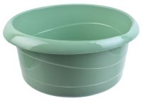 Миниатюра: Таз пласт. 10л круглый пищевой Волна цвет оливковый (5)